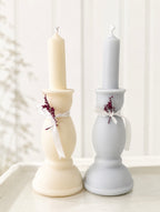 Vela candelabro aromática.