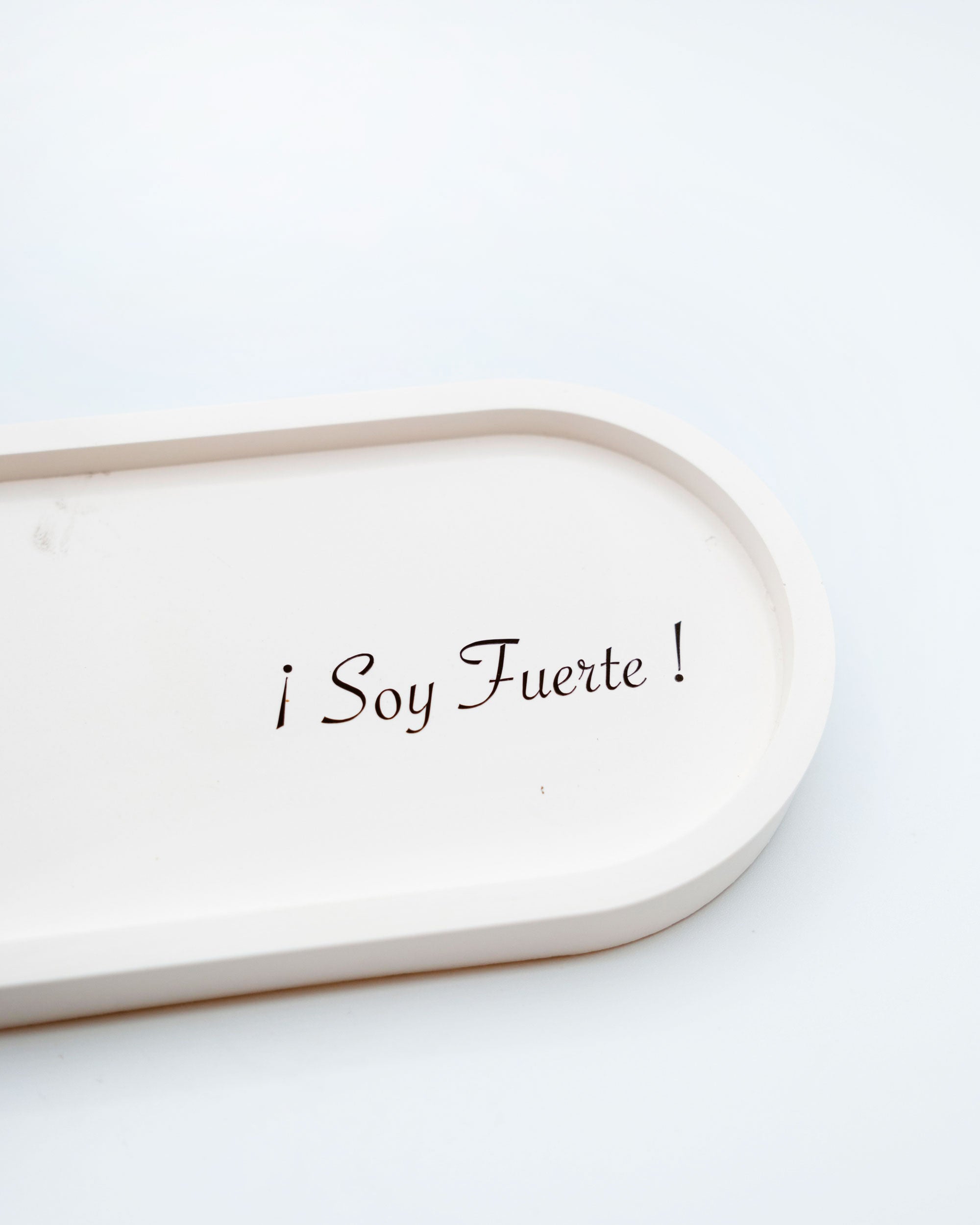 Bandeja oval — ¡Soy Fuerte!